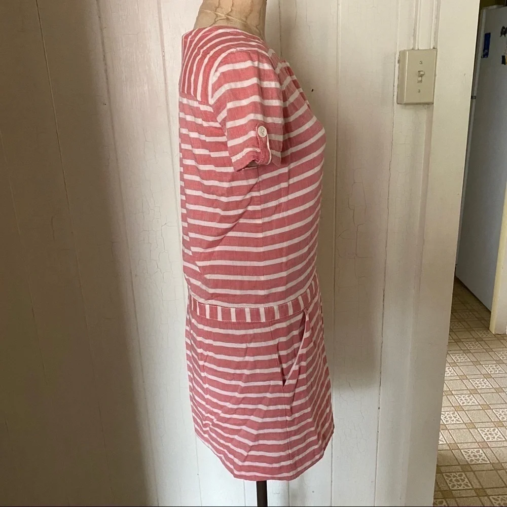 J CREW sz 00 Red White BOATHOUSE Short Dress